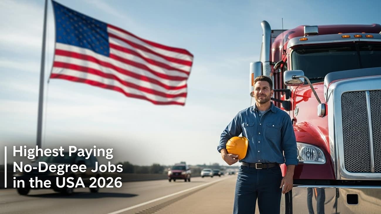 Highest Paying No-Degree Jobs in the USA (2025–2026): Complete Guide for Foreign and Local Job Seekers