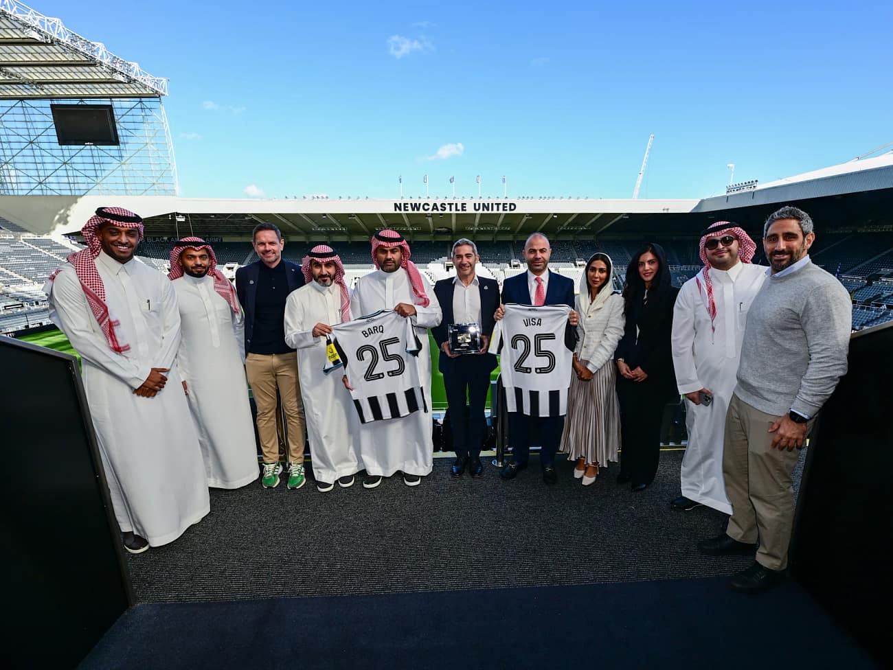 Newcastle United announce partnership with Visa