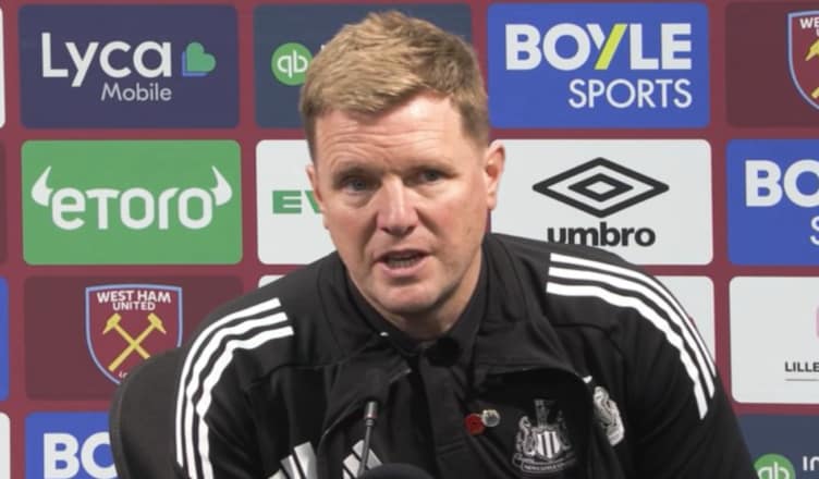 Eddie Howe’s brutal reaction to West Ham shocker and apology to Newcastle fans 2 Eddie Howe’s brutal reaction to West Ham shocker and apology to Newcastle fans